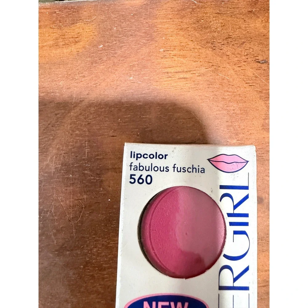 Vintage CoverGirl Magnetic Color Pot Lipcolor 560 Fabulous Fuschia 90s New